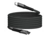 Verbatim Sync and Charge USB-C/strømkabel 1.2m Sort