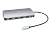 i-Tec USB-C Metal Nano 3x Display Docking Station + Power Delivery 100 W USB-C / Thunderbolt 3 Dockingstation