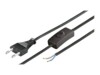 goobay Strømkabel 1.5m Sort
