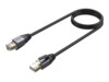 Unitek CAT 8 S/FTP 1.5m Netværkskabel Sort