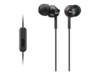 Sony MDR EX110AP Kabling Øreproptelefoner Sort