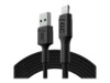 Green Cell PowerStream Lightning-kabel 2m Sort