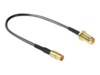 DeLOCK 20cm Antennekabel Sort