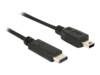 Delock USB Type-C kabel 50cm Sort