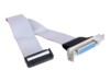 Delock Low Profile Slot Bracket > 1 x Parallel Parallel panel 22cm