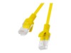 Lanberg CAT 5e Ikke afskærmet parsnoet (UTP) 25cm Patchkabel Gul RAL 1016
