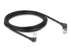 DeLOCK CAT 6a S/FTP 3m Netværkskabel Sort