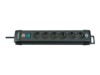 brennenstuhl Premium-Line Stikdåse 6-stik Sort 3m