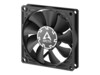ARCTIC P8 Slim PWM PST Fan 1-pack Sort 80 mm