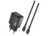 Dudao A26LEU 20W GaN Charger + Lightning Black