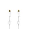 Hama 00205246 Koaksialkabel 1,5m Hvid