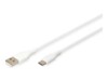 DIGITUS USB Type-C kabel 50cm Hvid