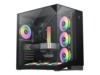 GameMax Infinity NEX C56 VC BK Tower ATX Sort Transparent