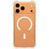 CARE by PanzerGlass Samba Beskyttelsescover Transparent med hvid Apple iPhone 17 Pro Max
