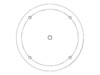 Hikvision DS-2909ZJ Adapter for kamerastativ med ben