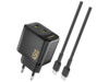 Dudao A28PCEU 45W GaN Charger + USB-C Black