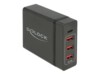 Delock USB Charger 1 x USB Type-C PD + 3 x USB Type-A 60 W Adapter 5 / 9 / 12 / 15 / 20V