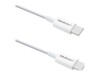 Qoltec USB Type-C kabel 1m Hvid