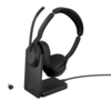 Jabra Evolve2 55 UC Stereo Trådløs Høretelefoner Sort