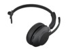 Jabra Evolve2 65 UC Mono Trådløs Høretelefoner Sort