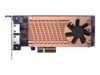 QNAP QM2-2P2G2T Lagringskontrol