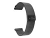 FIXED Visningsløkke Smart watch Sort Rustfrit stålnet