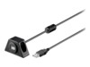goobay USB forlængerkabel 2m Sort