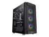 Thermaltake Versa T27 TG ARGB Tårn Udvidet ATX Ingen strømforsyning Sort