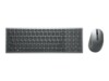 Dell Multi-Device KM7120W Sæt med mus og tastatur Saks Trådløs Tysk