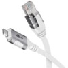 Goobay 74165 CAT 6 F/UTP 1m Hvid