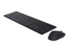 Dell Pro KM5221W Sæt med mus og tastatur Pressestempel Trådløs Estisk