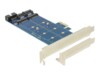 DeLOCK PCI Express Card > 2 x internal M.2 NGFF Lagringskontrol