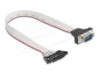 Delock Serielt kabel 30cm Grå