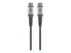 goobay USB Type-C kabel 1m Sort Grå