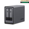 UGREEN DXP2800 12TB Seagate IronWolf NAS-Bundle NAS inkl. 2x 6TB Seagate IronWolf 3,5 Zoll SATA Festplatte