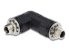 Delock Strøm DC jackstik 5,5 mm (ID: 2,5 mm) (female) - Strøm DC jackstik 5,5 mm (ID: 2,5 mm) (female) Sort Strømforsyningsadapter
