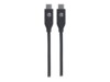 Manhattan USB 2.0 USB Type-C kabel 2m Sort