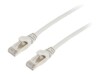Prokord CAT 6 Kabel med afskærmning med folie og kobberfletning (SFTP 10m Netværkskabel Grey