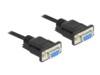Delock Serielt kabel 10m Sort