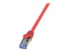 LogiLink PrimeLine CAT 6a SFTP, PiMF 2m Patchkabel Rød