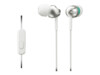 Sony MDR EX110AP Kabling Øreproptelefoner Sølv Hvid