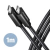 AXAGON BUCM32-CM10AB USB Type-C kabel 1m Sort