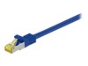 goobay CAT 7 SFTP, PiMF 3m Patchkabel Blå