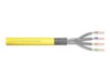 DIGITUS Professional CAT 7a S/FTP 500m Installationskabel Yellow RAL 1028
