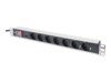 DIGITUS DN-95403 Stikdåse 7-stik 16A Sort 2m