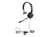 Jabra Evolve 20SE UC mono Kablet Høretelefoner Sort
