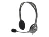 Logitech Stereo H111 Kablet Høretelefoner Sort