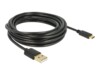 Delock USB Type-C kabel 4m Sort