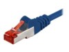 Goobay CAT 6 S/FTP CU 1m Blue