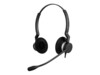 Jabra BIZ 2300 USB UC Duo Kablet Høretelefoner Sort